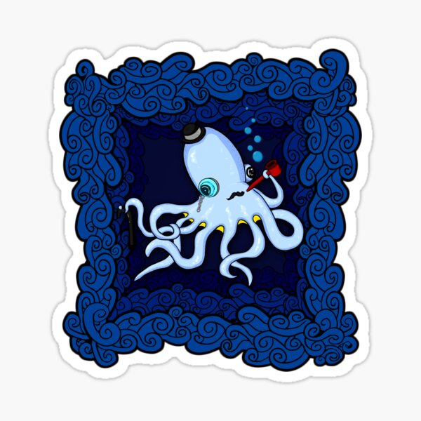 Sherlocktopus Sticker
