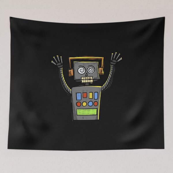Item preview, Cute Robot Music Lovers Gift designed and sold by Músico Ilustre.