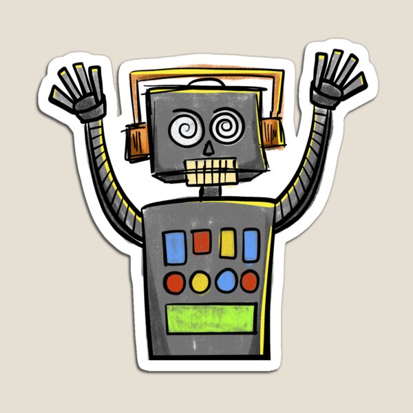 Item preview, Cute Robot Music Lovers Gift designed and sold by Músico Ilustre.