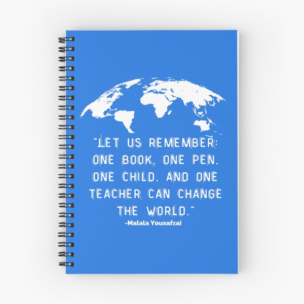 Item preview, Malala Yousafzai Quote Tshirt designed and sold by ThePurplePeach1.
