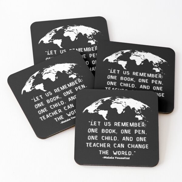 Item preview, Malala Yousafzai Quote Tshirt designed and sold by ThePurplePeach1.