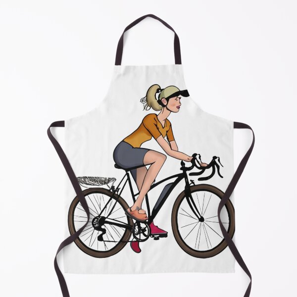 Item preview, Woman on a bicycle designed and sold by simaso.