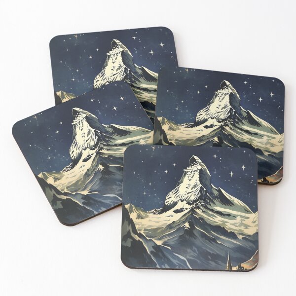 Item preview, Matterhorn, Zermatt, Switzerland, Ski Poster designed and sold by BokeeLee.