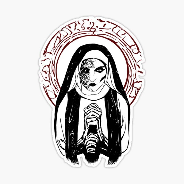 Demon Nun Mod Sticker - Demon Nun Mod Fnf - Discover & Share GIFs