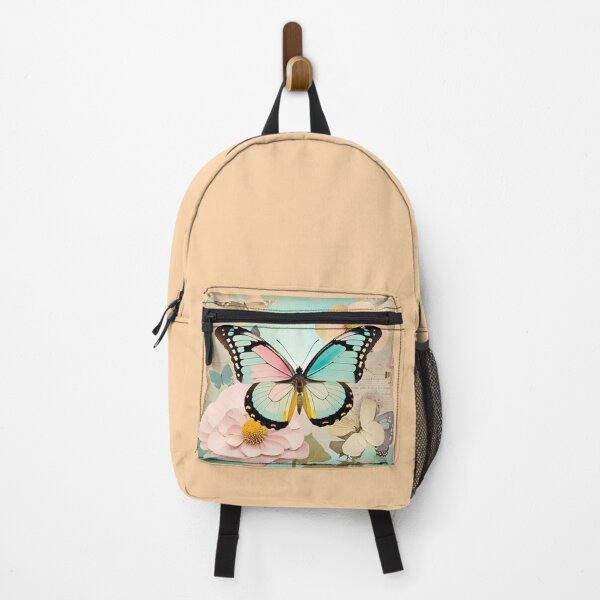 Item preview, Butterfly Collage in a Garden of Peonies and Pastel Colors designed and sold by DreamyEscapism.