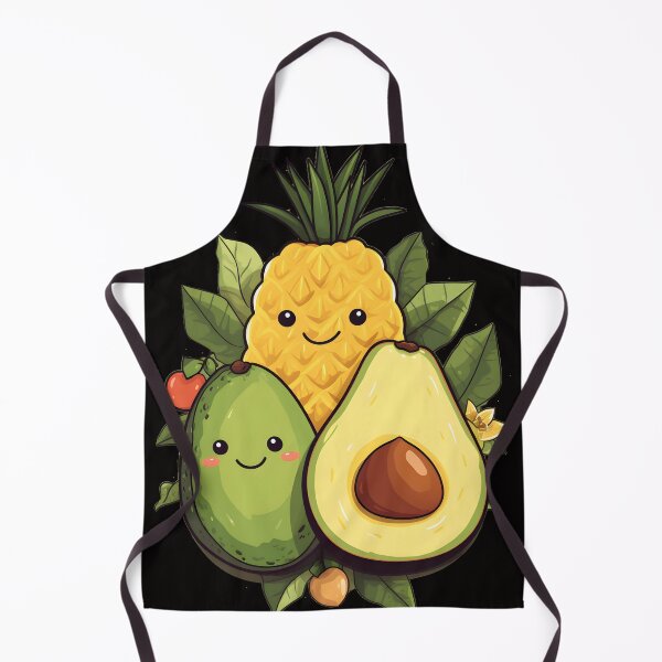 Item preview, Cute Avocado and Pineapple  designed and sold by Game-Graphics.