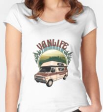 Van Life in Tuscany Women's Fitted Scoop T-Shirt