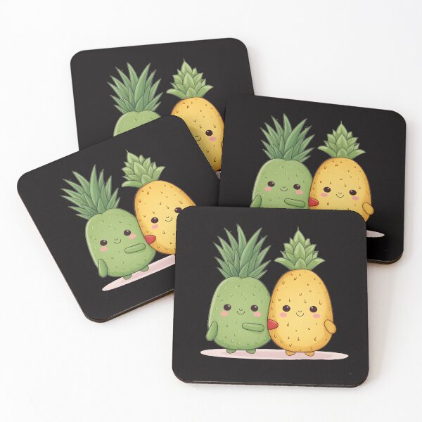 Item preview, Cute Avocado and Pineapple  designed and sold by Game-Graphics.