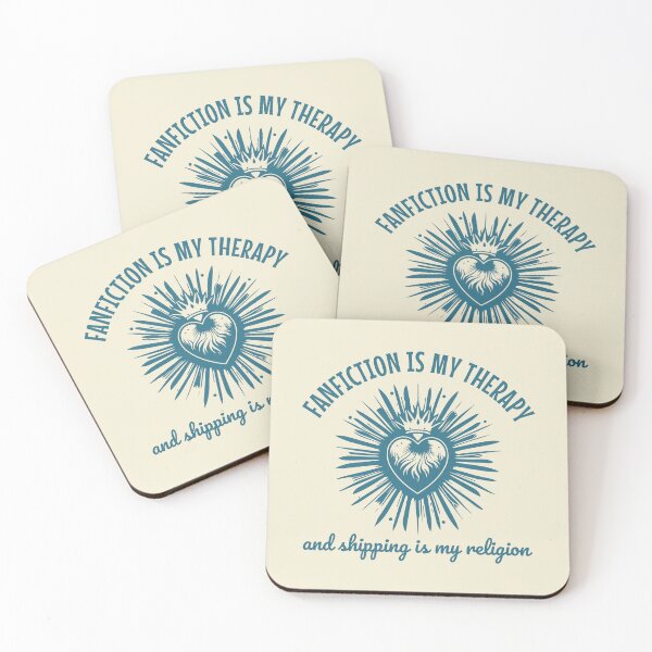 Item preview, Fanfiction Is My Therapy and Shipping is my religion designed and sold by shmodev.