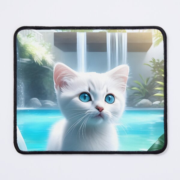 Item preview, Kitten Kumiko on bathing vacation designed and sold by YuniaMiyu.