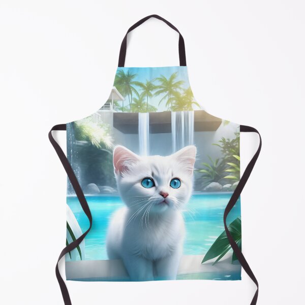 Item preview, Kitten Kumiko on bathing vacation designed and sold by YuniaMiyu.