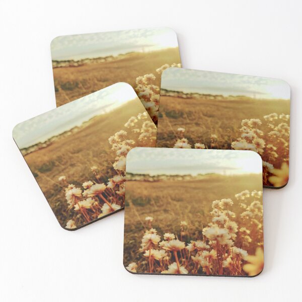 Item preview, Foreground flowers at sunset designed and sold by LocalOddball.