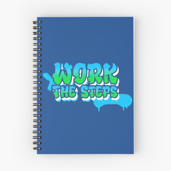 Item preview, Work The Steps designed and sold by SoberTeeCo.