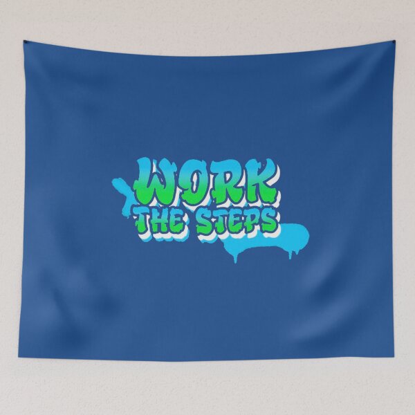 Item preview, Work The Steps designed and sold by SoberTeeCo.