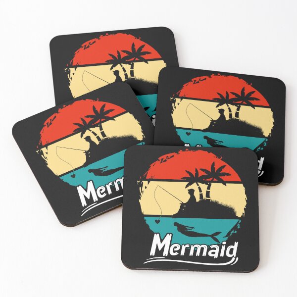 Item preview, Retro Mermaid - Mermaid Beach  designed and sold by MoovikaStore.