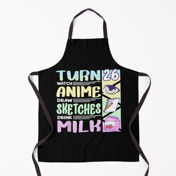 Item preview, 26th Birthday I Kawaii Sketching Strawberry Drink Milk Anime designed and sold by TOOFOOW.