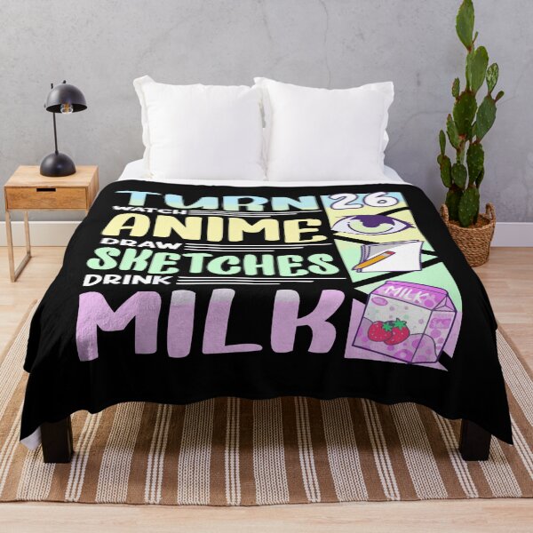 Item preview, 26th Birthday I Kawaii Sketching Strawberry Drink Milk Anime designed and sold by TOOFOOW.
