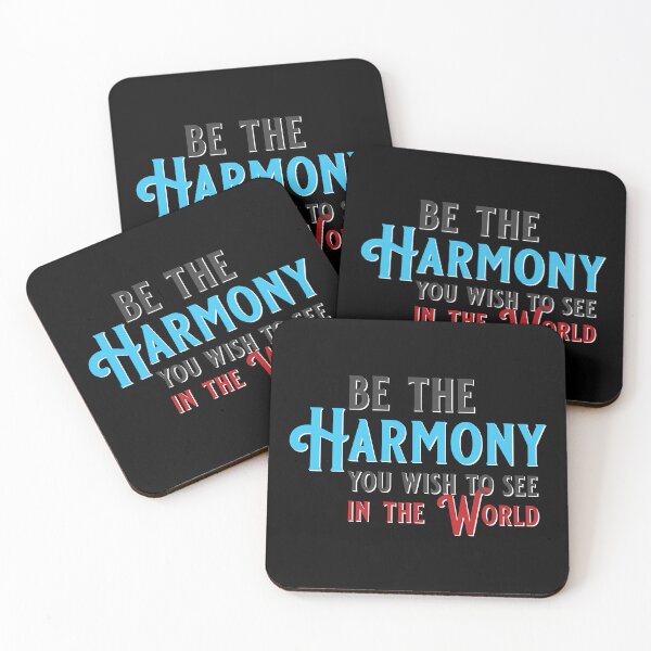 Item preview, Be The Harmony You Wish To See In The World designed and sold by I Don't Care Wear.