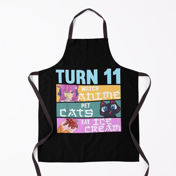 Item preview, 11th Anime Birthday Pajamas I Pet Cats Eat Ice Cream designed and sold by TOOFOOW.
