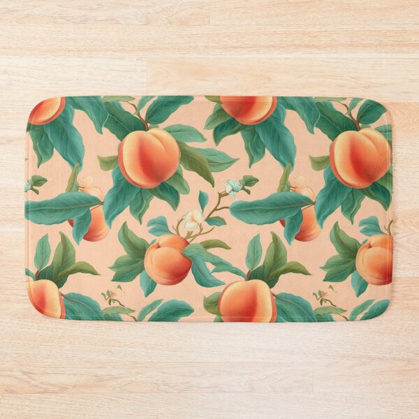 Item preview, Luscious Delights Leafy Peach Harvest designed and sold by MuseMavenDesign.