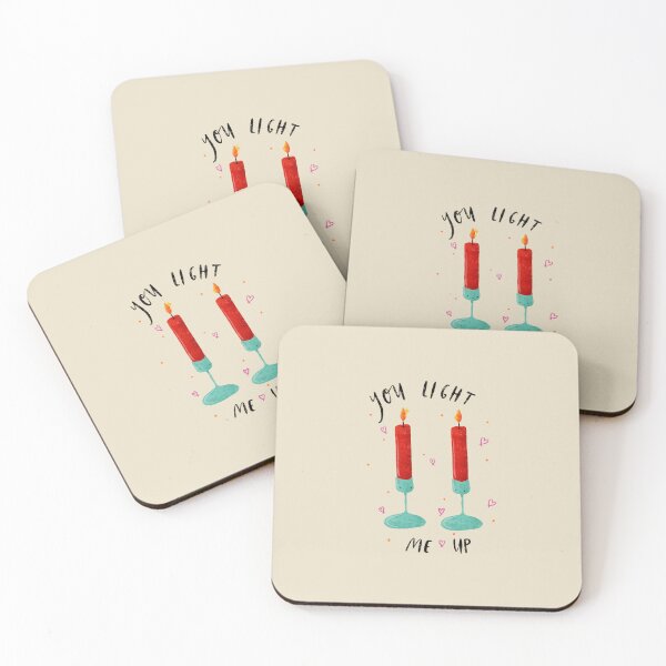 Item preview, “You light me up” Candle Pun designed and sold by maddydoodlesoup.
