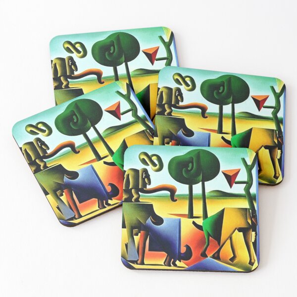 Item preview, Elephants Migrating designed and sold by George Hutton Hunter.