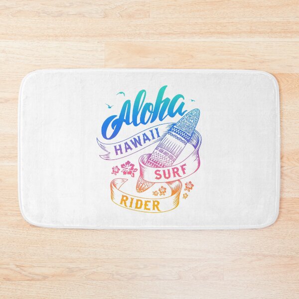 Item preview, Colorful Aloha Hawaii Surf Summer Surfing Surfboard Retro designed and sold by xenami.