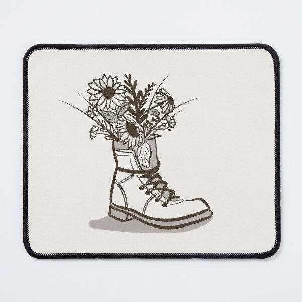 Item preview, Kopie von Flowers growing out of shoe - simple minimalistic design designed and sold by Sophie-Sara-K.