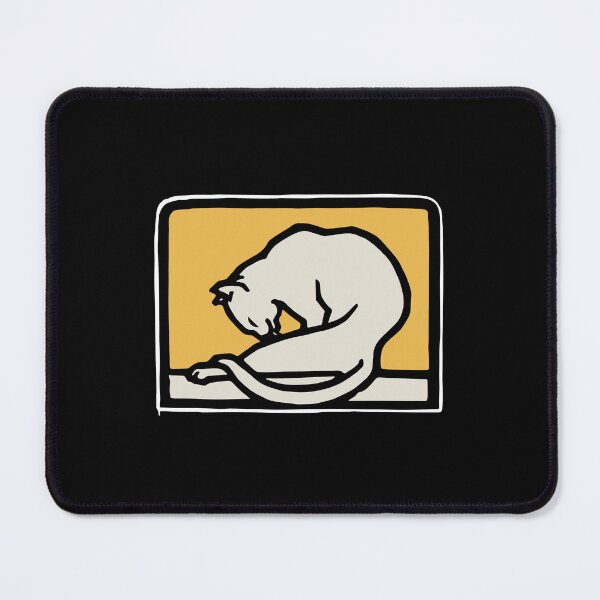 Item preview, 20th century waxing cat painting by Julie de Graag under public domain. designed and sold by paulo silveira.
