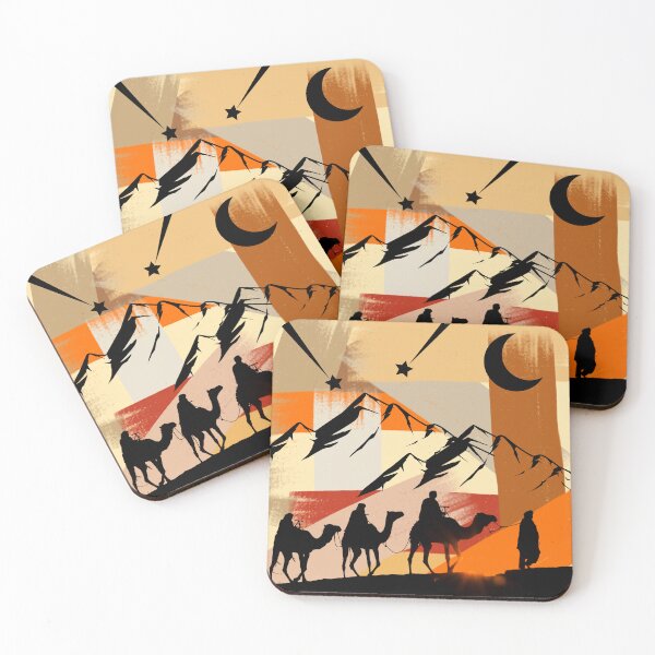 Item preview, Sahara Moon Collage Art  designed and sold by Scotti Cohn.