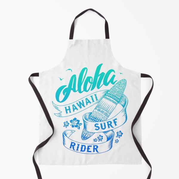 Item preview, Blue Aloha Hawaii Surf Summer Surfing Surfboard Retro designed and sold by xenami.