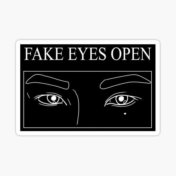 Hyunjin - Fake Eyes Open Sticker by Case143