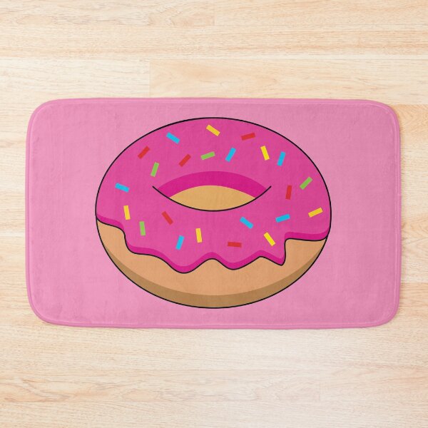 Item preview, Strawberry Donut with Sprinkles Cartoon designed and sold by BirdAtWork.