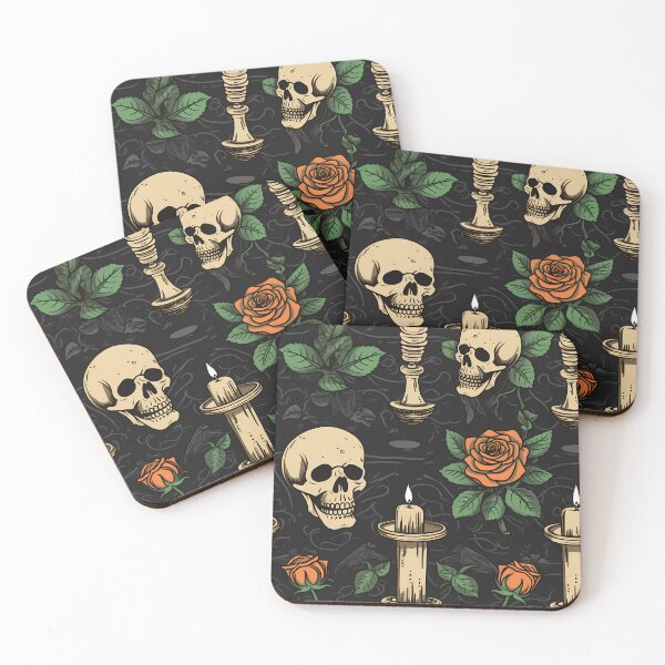Item preview, Skulls Roses and Candles designed and sold by VTZ designs.