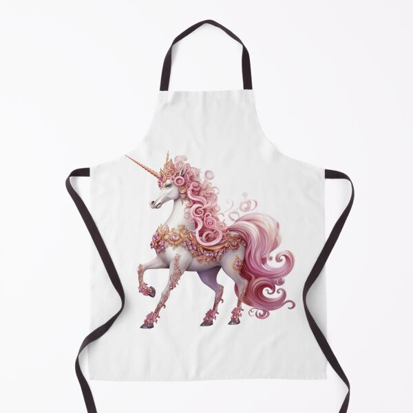 Item preview, Beautiful intricate pink flowing unicorn. designed and sold by liana campbell.