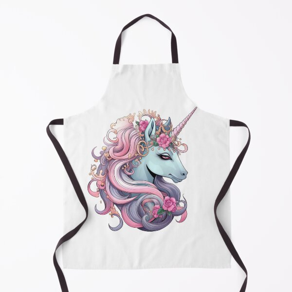Item preview, Beautiful intricate pink flowing unicorn head. designed and sold by liana campbell.