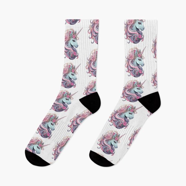 Item preview, Beautiful intricate pink flowing unicorn head. designed and sold by liana campbell.