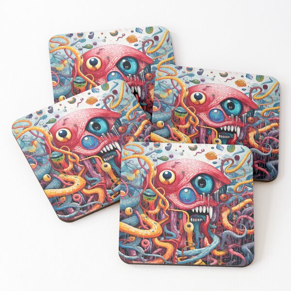 Item preview, Chaotic Fusion II: Exploring the World of Psychedelic and Alien Doodles designed and sold by InsaneLEDP.