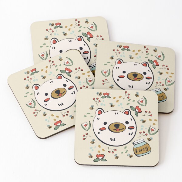 Item preview, White Honey Bear designed and sold by maddydoodlesoup.