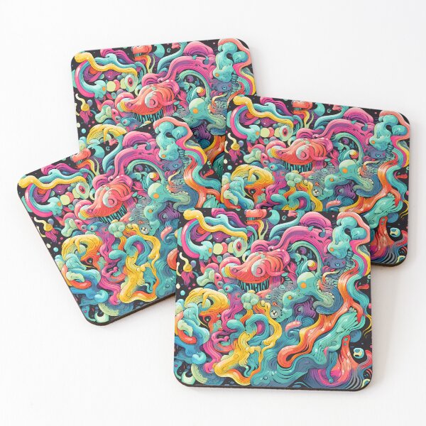 Item preview, Chaotic Fusion IV: Exploring the World of Psychedelic and Alien Doodles designed and sold by InsaneLEDP.
