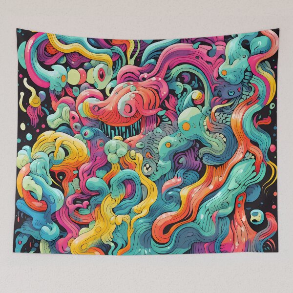 Item preview, Chaotic Fusion IV: Exploring the World of Psychedelic and Alien Doodles designed and sold by InsaneLEDP.