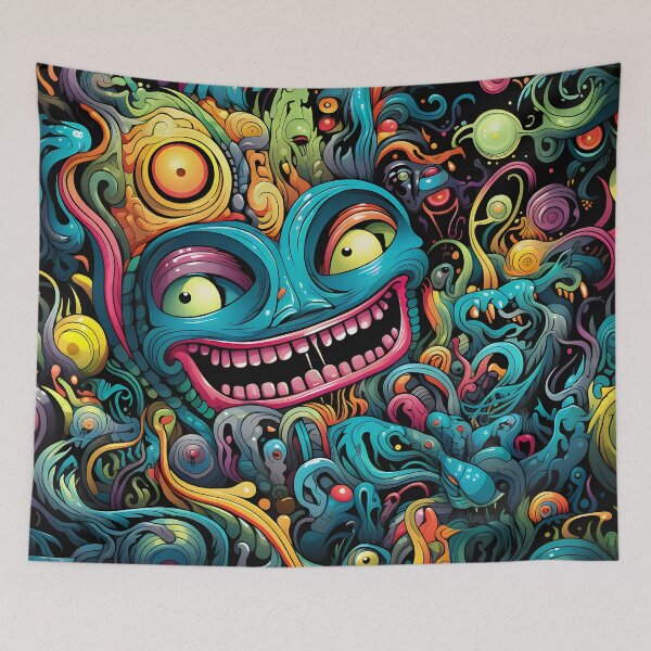 Item preview, Chaotic Fusion V: Exploring the World of Psychedelic and Alien Doodles designed and sold by InsaneLEDP.