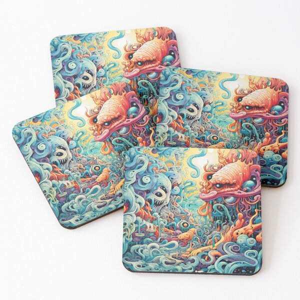 Item preview, Chaotic Fusion VI: Exploring the World of Psychedelic and Alien Doodles designed and sold by InsaneLEDP.
