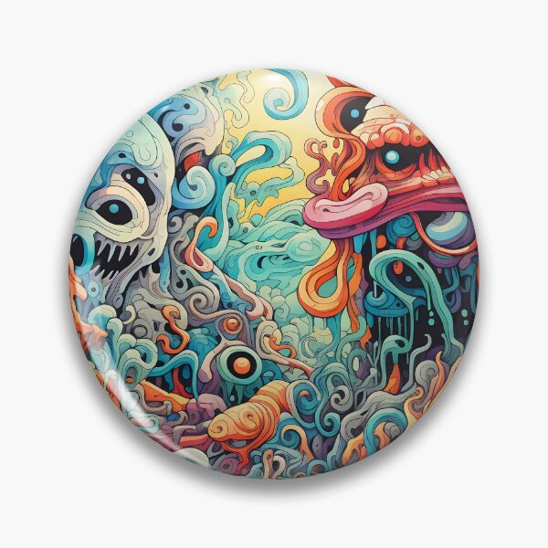 Item preview, Chaotic Fusion VI: Exploring the World of Psychedelic and Alien Doodles designed and sold by InsaneLEDP.