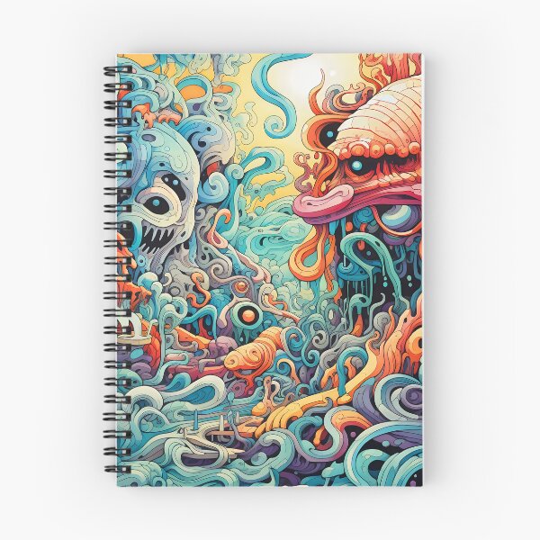 Item preview, Chaotic Fusion VI: Exploring the World of Psychedelic and Alien Doodles designed and sold by InsaneLEDP.