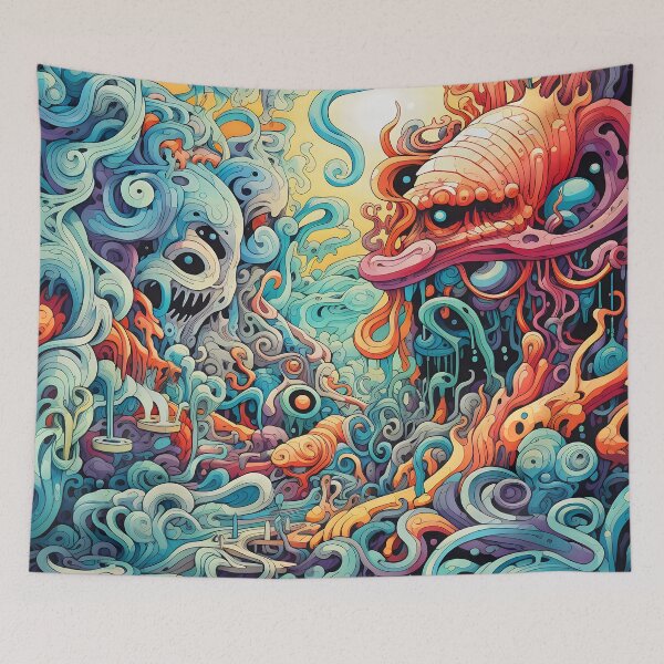 Item preview, Chaotic Fusion VI: Exploring the World of Psychedelic and Alien Doodles designed and sold by InsaneLEDP.