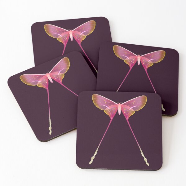 Item preview, pink silk moth designed and sold by Luke Humke.