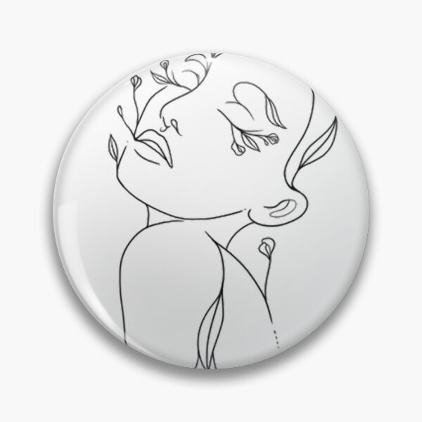 Item preview, Line Art with Flowers designed and sold by flowers7s.