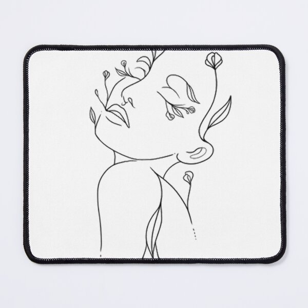 Item preview, Line Art with Flowers designed and sold by flowers7s.