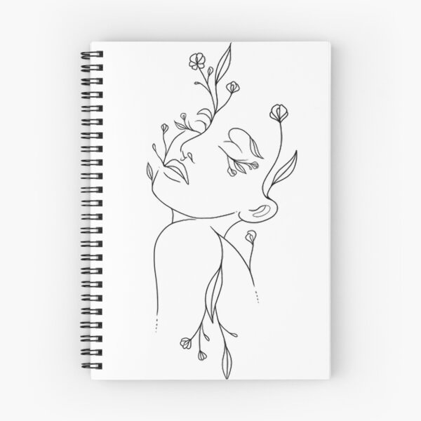 Item preview, Line Art with Flowers designed and sold by flowers7s.